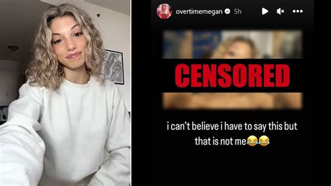 overtime megan leaks online|Overtime Megan: TikTok star whose private pics。